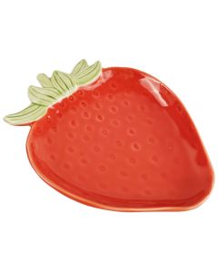 Strawberry Plate Red 18cm 