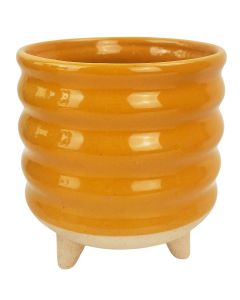 Sale Shelby Planter with Legs Mustard Sm