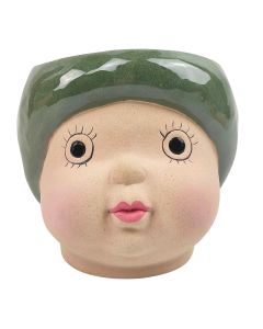 May Gibbs Gumnut Baby Head Planter Green