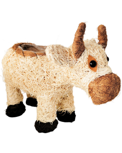 HUSK Cow Planter Natural 36cm 