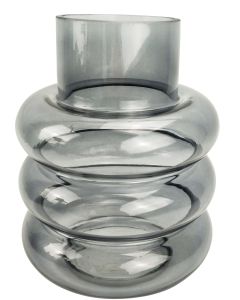 Sale Tommy Ring Glass Vase Steel Med 22c
