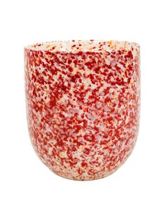 Speckle Planter Pink & Red 11cm 