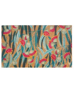 Gum Blossom Doormat Green 45x75cm 