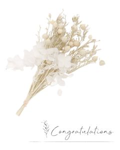 Sale Dried Floral Congratulations Card N