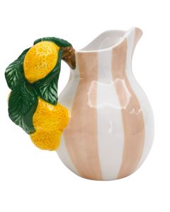 Tuscan Lemon Jug Pink 15cm 