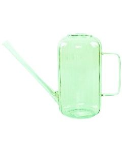 Glass Watering Can Green 18cm 