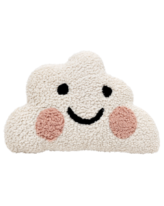 Cloud Boucle Cushion White 46cm 