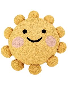 Sun Boucle Cushion Yellow 49cm 
