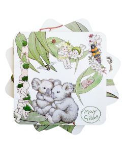 May Gibbs Gumnut Baby Cork & MDF Coaster