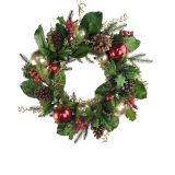 Traditional Wreath Red 65cm 