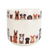 Quirky Dog Planter Multicoloured Med 14c