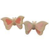 Butterfly Pot Hanger Pink 8cm (2 Asst)
