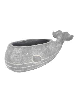 Moby Whale Planter Blue Med 9cm 