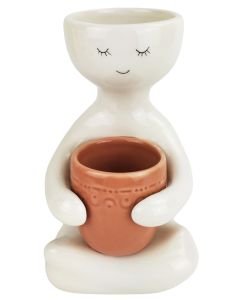 Person holding a pot Planter Rose Med 20